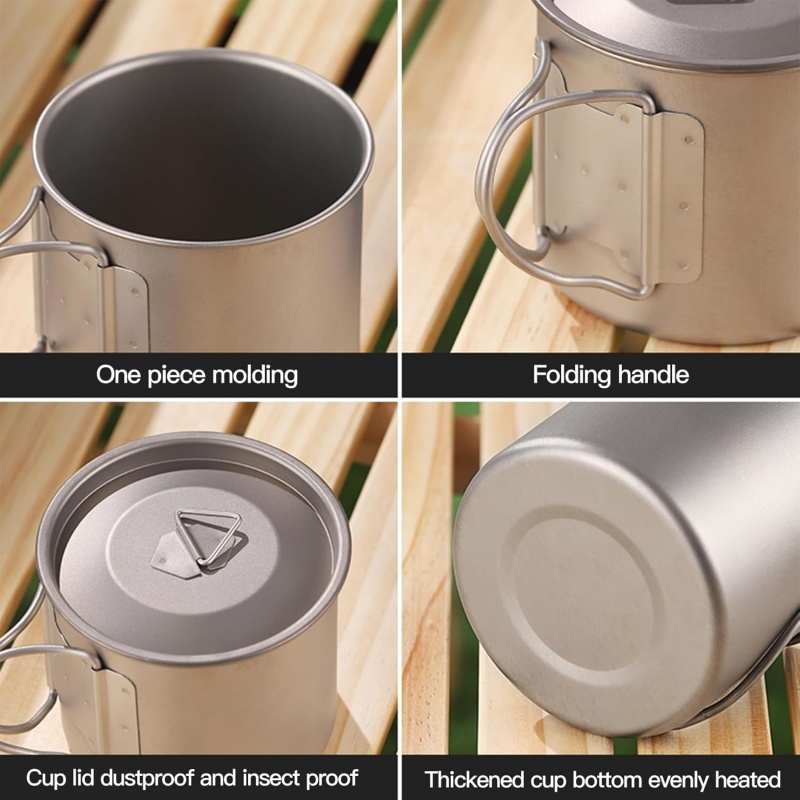 แก้วไทเทเนียมสำหรับตั้งแคมป์พร - Camping Cooking Organizer บทวิจารณ์และราคา