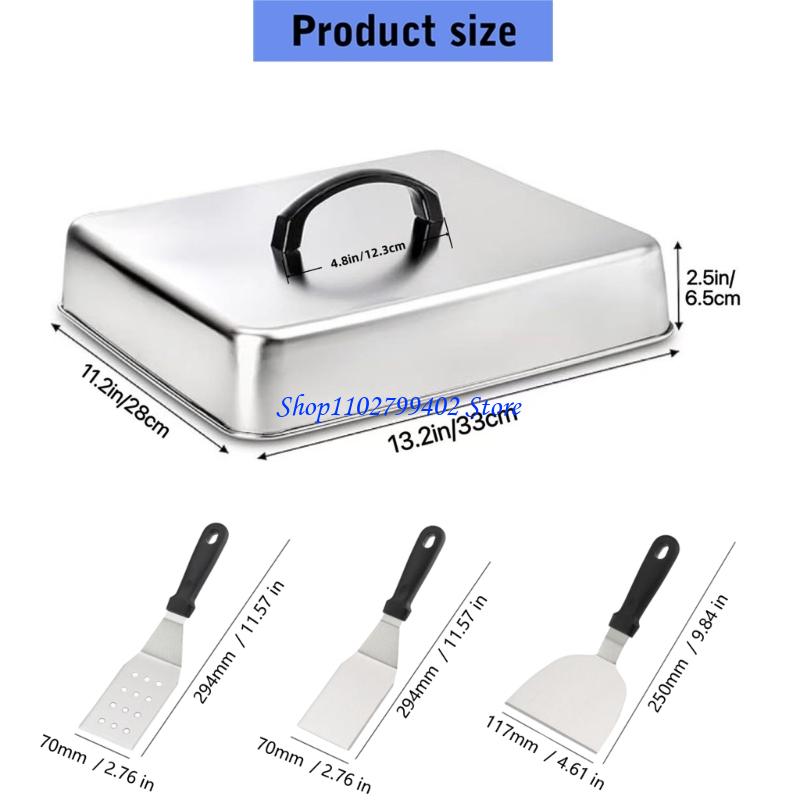 ฝาครอบทำอาหารทรงสี่เหลี่ยม 547 - Camping Cooking Flat Top บทวิจารณ์และราคา
