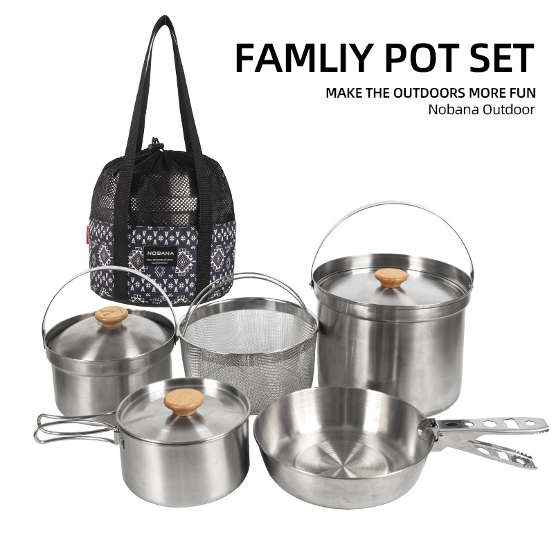NOBANA ใหม่ล่าสุดกลางแจ้งชุดหม - Camping Cooking Organizer บทวิจารณ์และราคา