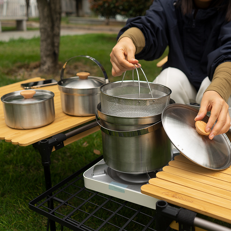 NOBANA ใหม่ล่าสุดกลางแจ้งชุดหม - Camping Cooking Organizer บทวิจารณ์และราคา