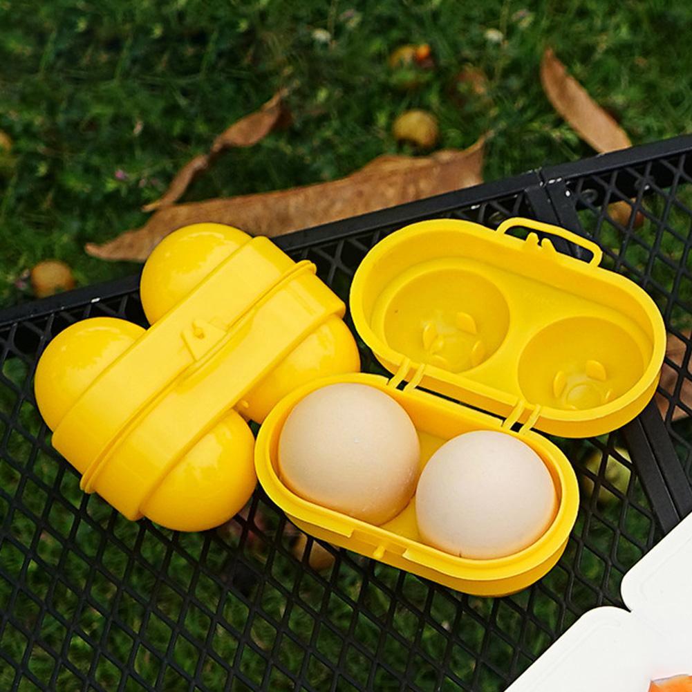 กล่องเก็บไข่แบบ2ช่องกล่องใส่ไข - Camping Cooking Container บทวิจารณ์และราคา