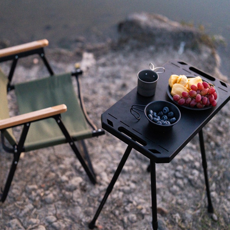 โต๊ะพับอลูมิเนียมอัลลอยด์แบบพก - Camping Cooking Table บทวิจารณ์และราคา