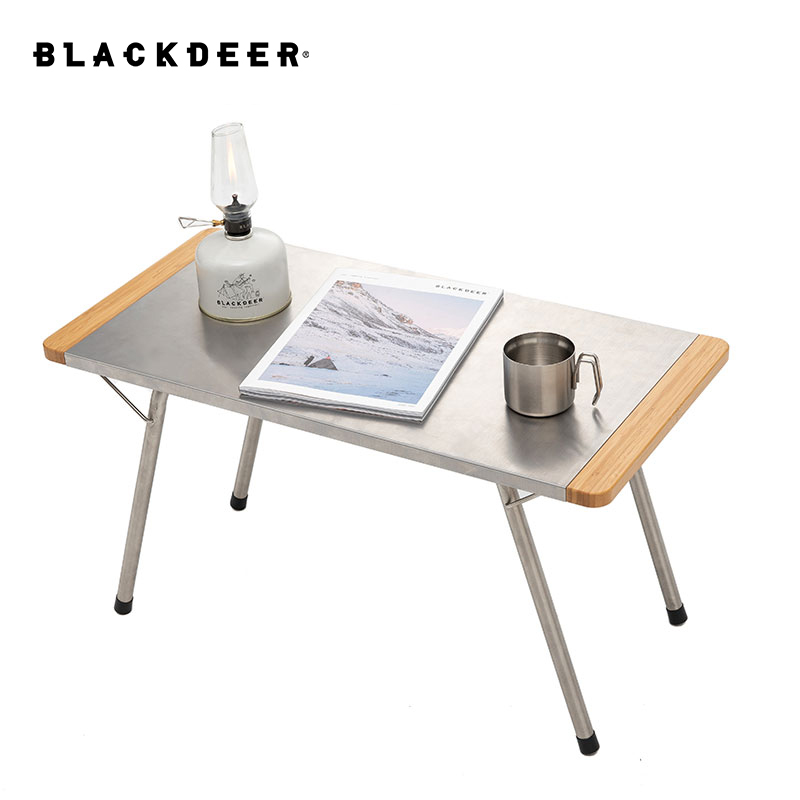 ไม้ไผ่สแตนเลสพับตารางแบบพกพาพร - Camping Cooking Table บทวิจารณ์และราคา