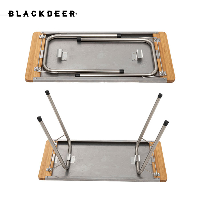 ไม้ไผ่สแตนเลสพับตารางแบบพกพาพร - Camping Cooking Table บทวิจารณ์และราคา