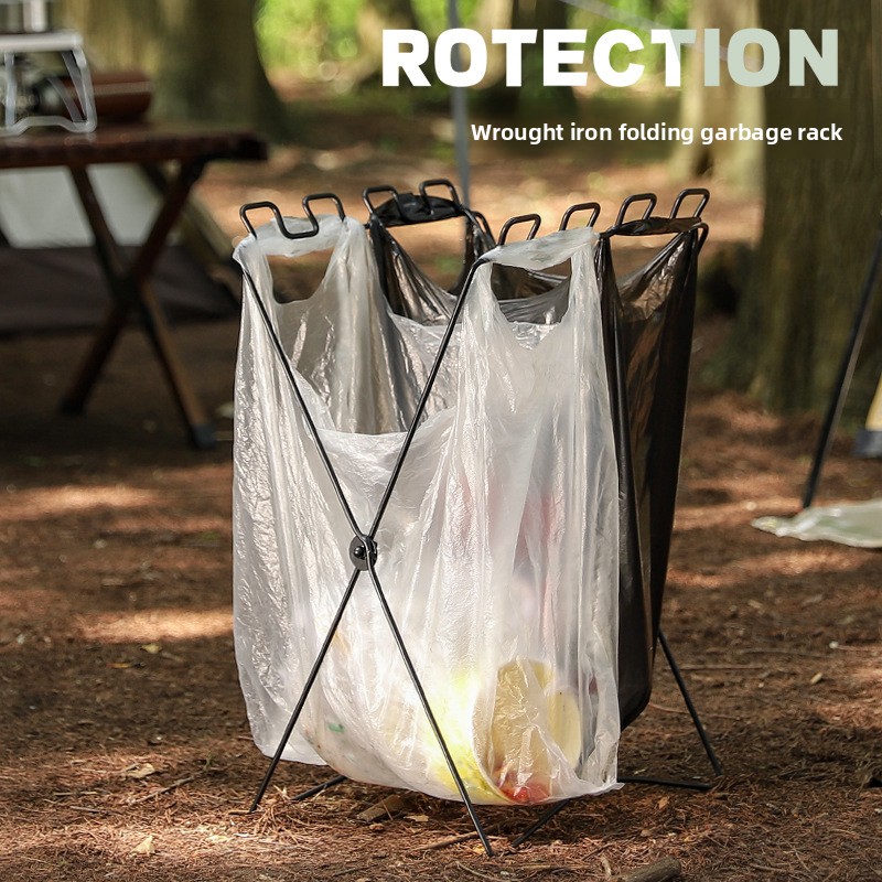 ที่วางถุงขยะแบบพับได้, ที่วางถ - Camping Cooking Organizer บทวิจารณ์และราคา