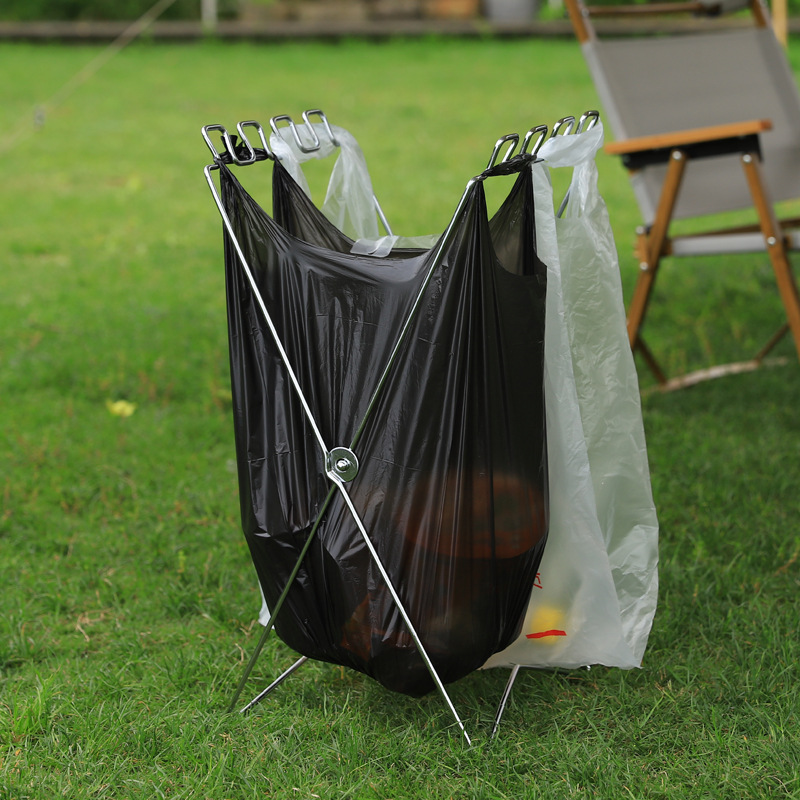 ที่วางถุงขยะแบบพับได้, ที่วางถ - Camping Cooking Organizer บทวิจารณ์และราคา